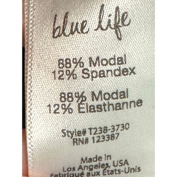 Blue Life black off shoulder short sleeves crop top size XS - Picture 4 of 10